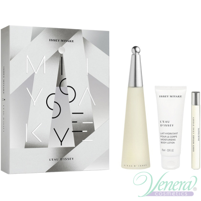 Issey Miyake L'Eau D'Issey Комплект (EDT 100ml + EDT 10ml + BL 75ml) за Жени Дамски Комплекти
