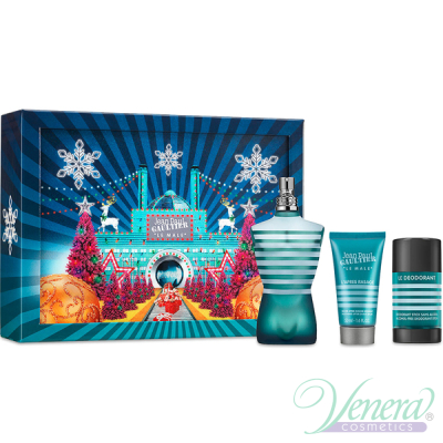 Jean Paul Gaultier Le Male Комплект (EDT 125ml + Deo Stick 75ml + AS Balm 50ml) за Мъже Мъжки комплекти