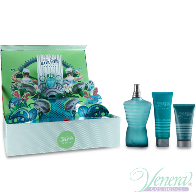 Jean Paul Gaultier Le Male Комплект (EDT 125ml + SG 75ml + AS Balm 50ml) за Мъже Мъжки комплекти