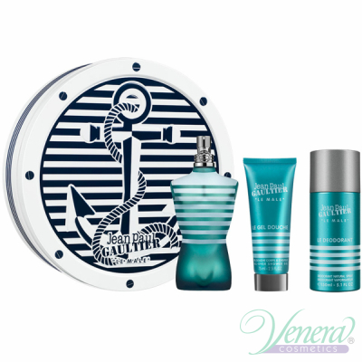 Jean Paul Gaultier Le Male Set (EDT 125ml + Deo Spray 150ml + SG 75ml) за Мъже Мъжки Комплекти
