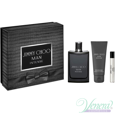 Jimmy Choo Man Intense Комплект (EDT 100ml + EDT 7.5ml + ASB 100ml) за Мъже Мъжки Комплекти