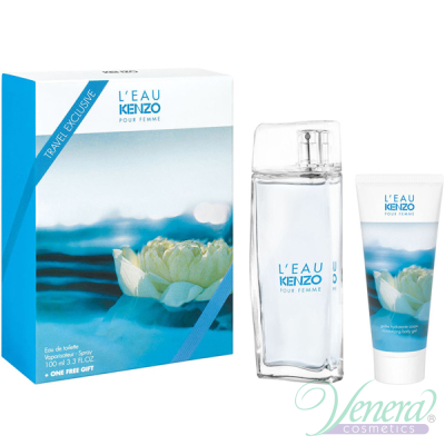 Kenzo L'Eau Kenzo Pour Femme Set (EDT 100ml + BL 75ml) за Жени Дамски Комплекти