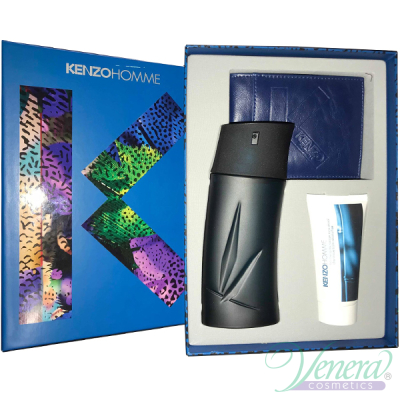 Kenzo Pour Homme (EDT 100ml + AS Balm 50ml + Портмоне) за Мъже Мъжки Комплекти