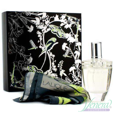 Lalique Fleur De Cristal Комплект (EDP 100ml + Scarf) за Жени Дамски Комплекти