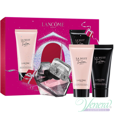 Lancome La Nuit Tresor Комплект (EDP 30ml + BL 50ml + SG 50ml) за Жени Дамски Комплекти