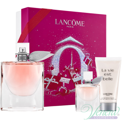 Lancome La Vie Est Belle Комплект (EDP 75ml + EDP 4ml + BL 50ml) за Жени Дамски Комплекти