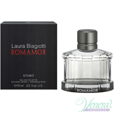 Laura Biagiotti Romamor Uomo EDT 75ml за Мъже Мъжки Парфюми