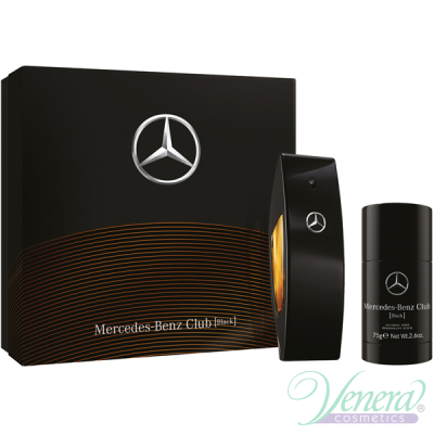 Mercedes-Benz Club Black Комплект (EDT 100ml + Deo Stick 75ml) за Мъже Мъжки Комплекти