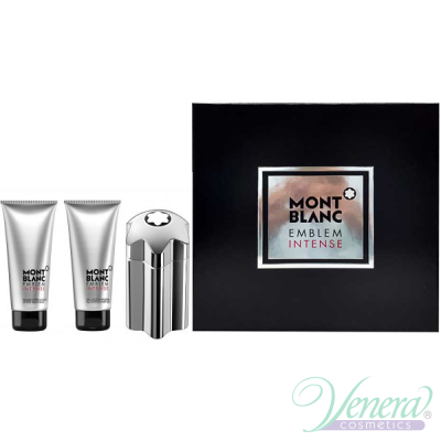 Montblanc Emblem Intense Комплект (EDT 100ml + AS Balm 100ml + SG 100ml) за Мъже Мъжки Комплекти