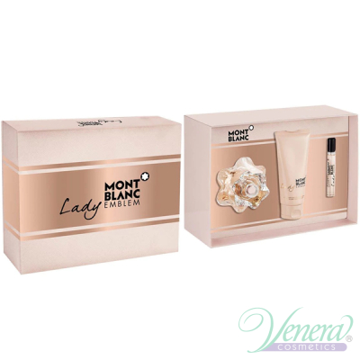 Mont Blanc Lady Emblem Комплект (EDP 75ml + EDP 7.5ml + BL 100ml) за Жени Дамски Комплекти