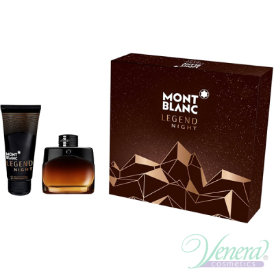 Mont Blanc Legend Night Комплект (EDP 50ml + SG 100ml) за Мъже Мъжки Комплекти