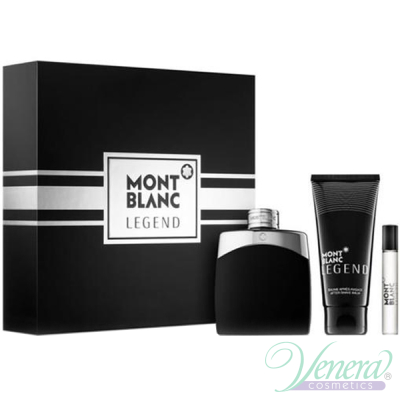 Mont Blanc Legend Комплект (EDT 100ml + AS Balm 100ml + EDT 7.5ml) за Мъже Мъжки Парфюми