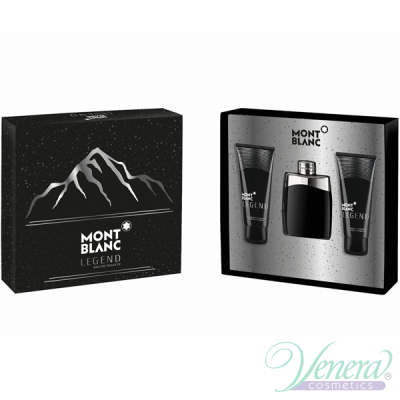 Mont Blanc Legend Комплект (EDT 100ml + AS Balm 100ml + SG 100ml) за Мъже Мъжки Парфюми