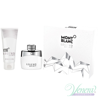 Mont Blanc Legend Spirit Комплект (EDT 50ml + SG 100ml) за Мъже Мъжки Комплекти