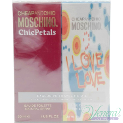 Moschino Cheap & Chic Комплект (Chic Petals EDT 30ml + I Love Love EDT 30ml) за Жени Дамски Kомплекти