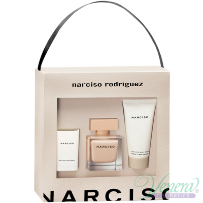 Narciso Rodriguez Narciso Poudree Комплект (EDP 50ml + Body Cream 50ml + Свещ) за Жени Дамски Комплекти