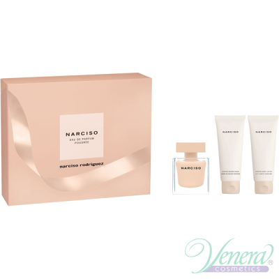 Narciso Rodriguez Narciso Poudree Комплект (EDP 50ml + BL 75ml + SG 75ml) за Жени Дамски Комплекти