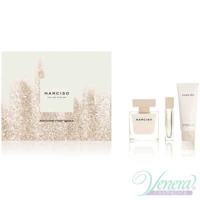 Narciso Rodriguez Narciso Комплект (EDP 90ml + EDP 10m + Body Lotion 75ml) за Жени Дамски Комплекти