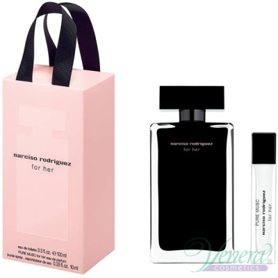 Narciso Rodriguez for Her Комплект (EDT 100ml + Pure Musc EDP 10ml) за Жени Дамски комплекти