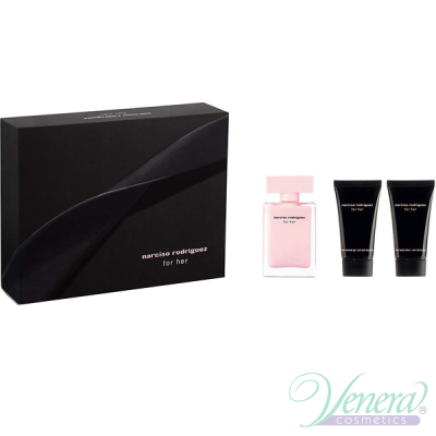 Narciso Rodriguez for Her Комплект (EDP 50ml + BL 50ml + SG 50ml) за Жени Дамски Комплекти