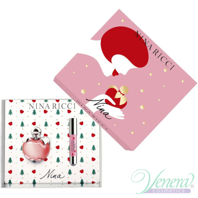 Nina Ricci Nina Комплект (EDT 80ml + Jumbo Lipstick Matte 2.5g) за Жени Дамски Комплекти