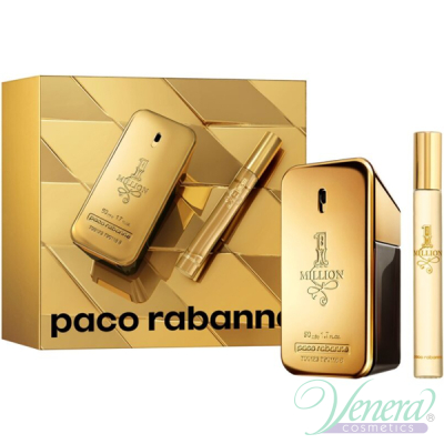 Paco Rabanne 1 Million Комплект (EDT 50ml + EDT 10ml) за Мъже Мъжки Комплекти
