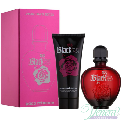 Paco Rabanne Black XS Комплект (EDT 80ml + Body Lotion 100ml) за Жени За Жени