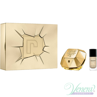 Paco Rabanne Lady Million Комплект (EDP 50ml + Nail Polish 9ml) за Жени Дамски Комплекти