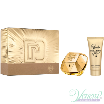 Paco Rabanne Lady Million Комплект (EDP 80ml + BL 100ml) за Жени За Жени