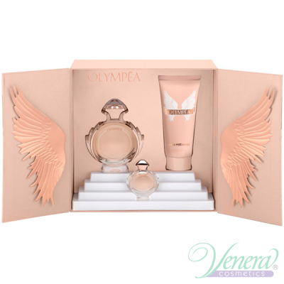 Paco Rabanne Olympea Комплект (EDP 80ml + EDP 6ml + BL 100ml) за Жени Дамски Комплекти