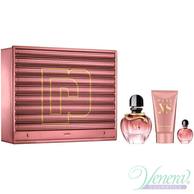Paco Rabanne Pure XS For Her Комплект (EDP 50ml + mini EDP 6ml + BL 75ml) за Жени Дамски Комплекти