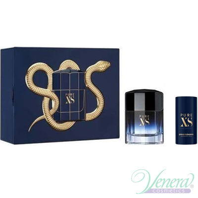 Paco Rabanne Pure XS Комплект (EDT 50ml + Deo Stick 75ml) за Мъже Мъжки Комплекти