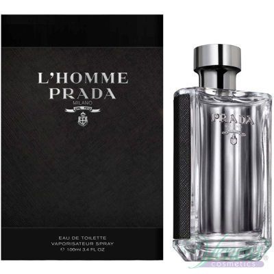 Prada L'Homme EDT 100ml за Мъже Мъжки Парфюми