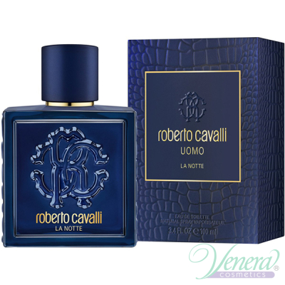 Roberto Cavalli Uomo La Notte EDT 100ml за Мъже Мъжки Парфюми
