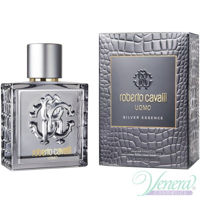 Roberto Cavalli Uomo Silver Essence EDT 60ml за Мъже Мъжки Парфюми