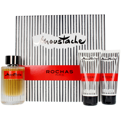Rochas Moustache Комплект (EDP 125ml + ASB 100ml + SG 100ml) за Мъже Мъжки Комплекти
