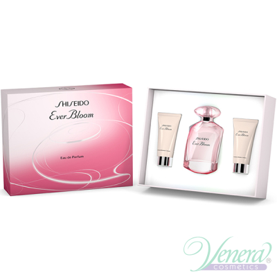 Shiseido Ever Bloom Комплект (EDP 50ml + BL 50ml + SG 50ml) за Жени Дамски Комплекти