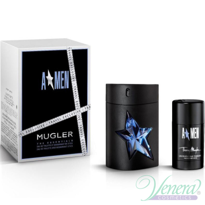 Thierry Mugler A*Men Комплект (EDT 100ml + Deo Stick 75ml) за Мъже Мъжки Комплекти