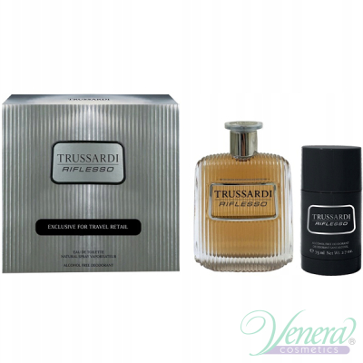 Trussardi Riflesso Комплект (EDT 100ml + Deo Stick 75ml) за Мъже Мъжки Комплекти