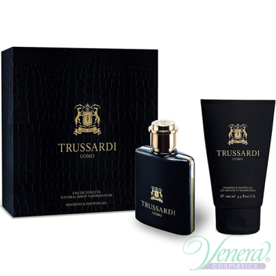 Trussardi Uomo 2011 Комплект (EDT 50ml + SG 100ml) за Мъже Мъжки Парфюми