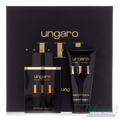 Emanuel Ungaro Ungaro Pour L'Homme III Комплект (EDT 100ml + SG 100ml) за Мъже Мъжки Комплекти