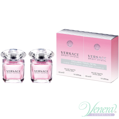 Versace Bright Crystal Комплект (EDT 30ml + EDT 30ml) за Жени Дамски Комплекти