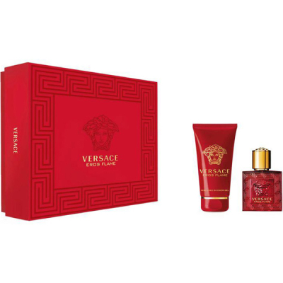 Versace Eros Flame Комплект (EDP 30ml + SG 50ml) за Мъже Мъжки Комплекти