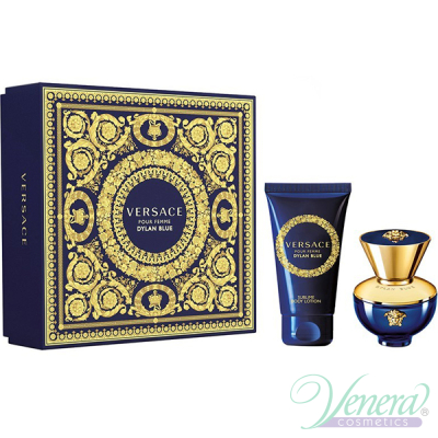 Versace Pour Femme Dylan Blue Комплект (EDP 30ml + BL 50ml) за Жени Дамски Комплекти