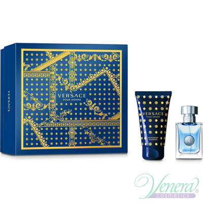 Versace Pour Homme Комплект (EDT 30ml + Shower Gel 50ml) за Мъже За Мъже