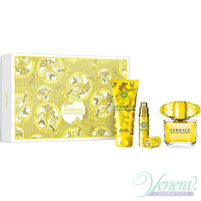 Versace Yellow Diamond Комплект (EDT 90ml + EDT 10ml + BL 100ml) за Жени За Жени