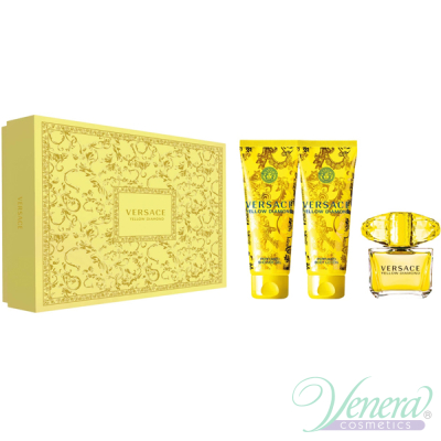 Versace Yellow Diamond Комплект (EDT 90ml + BL 150ml + SG 150ml) за Жени Дамски Комплекти