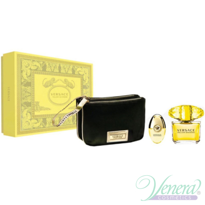 Versace Yellow Diamond Комплект (EDT 90ml + EDT 10ml + Bag) за Жени Дамски Комплекти
