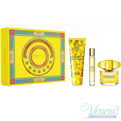 Versace Yellow Diamond Комплект (EDT 90ml + EDT 10ml + BL 150ml) за Жени За Жени