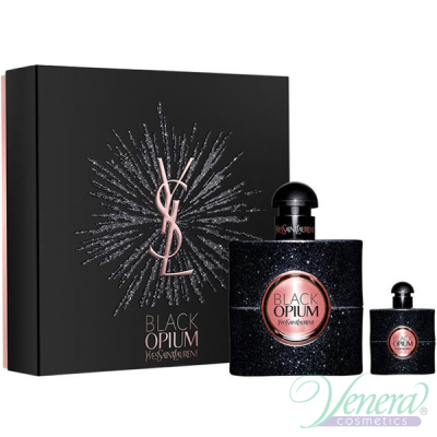 YSL Black Opium Комплект (EDP 50ml + EDP 7.5ml) за Жени Дамски Комплекти